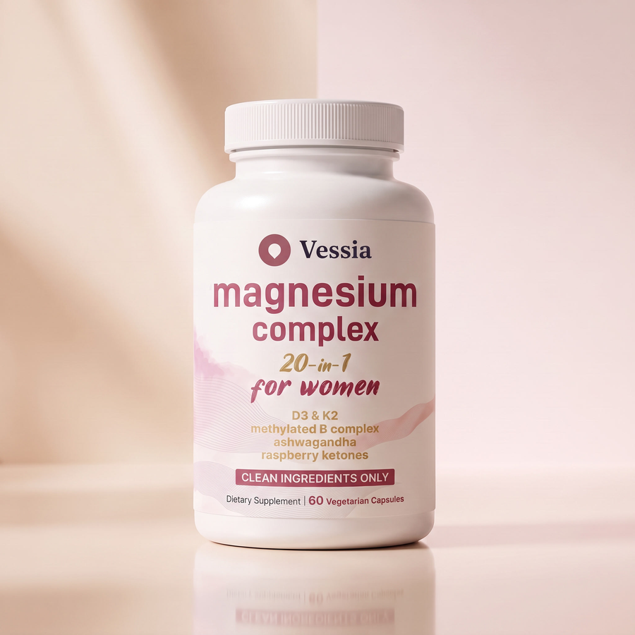 Vessia Magnesium Complex 20-in-1 for Women packaging
