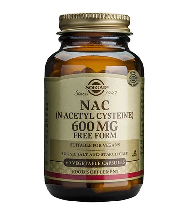 Solgar NAC 600mg packaging