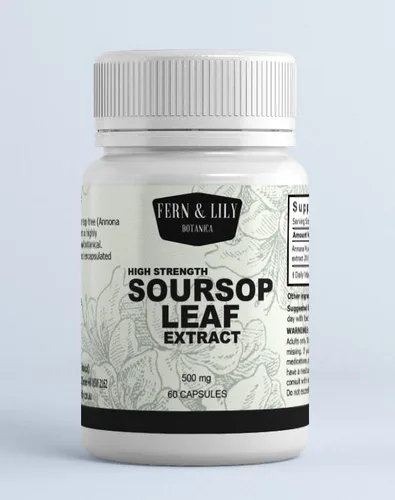 Fern & Lily Botanica Soursop Leaf Extract 500mg packaging