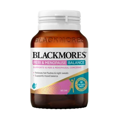 Blackmores Peri & Menopause Balance packaging