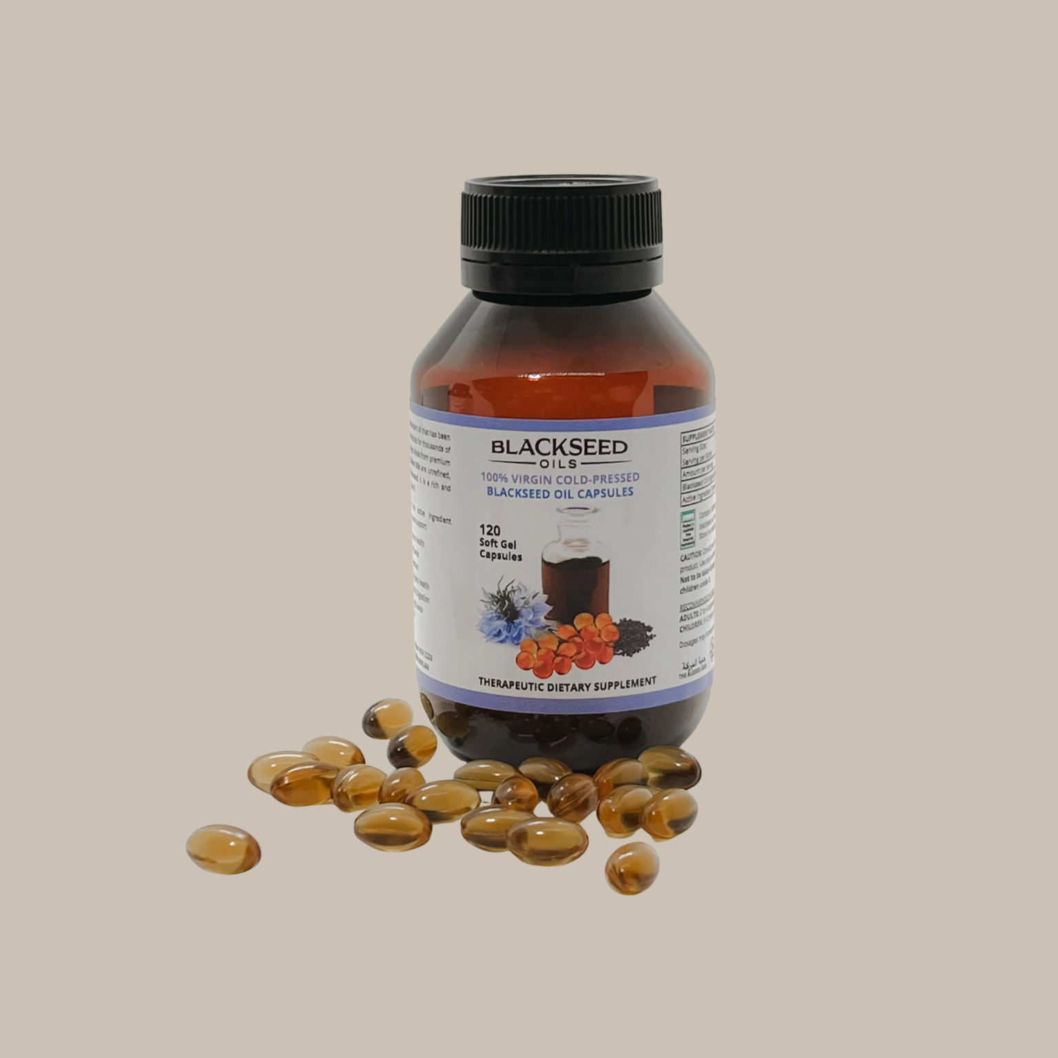 Black Seed Oil Soft Gel Capsules packaging