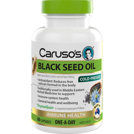 Caruso's Black Seed Oil 500 packaging